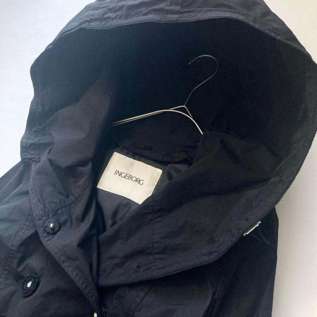 【みっちゃん】インゲボルグ　ライナー付きAラインコート お花パールボタン