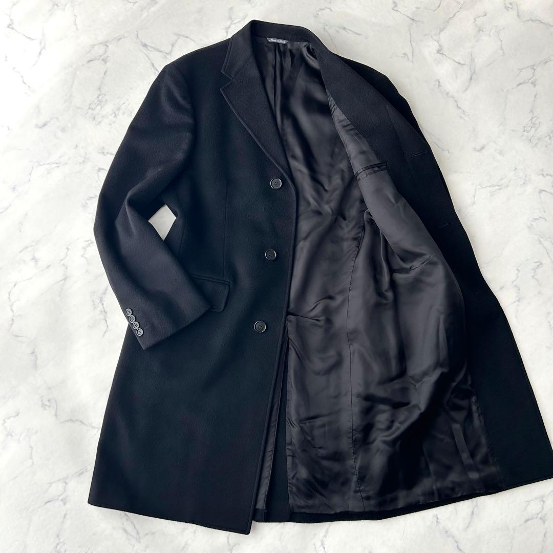 超希少✨ 未使用級✨ カシミヤ100% ジバンシー チェスターコート ロング 黒