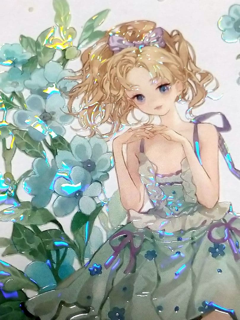 J661＃花期如约(贝壳光)studiovi切り売り海外人物マステ女の子