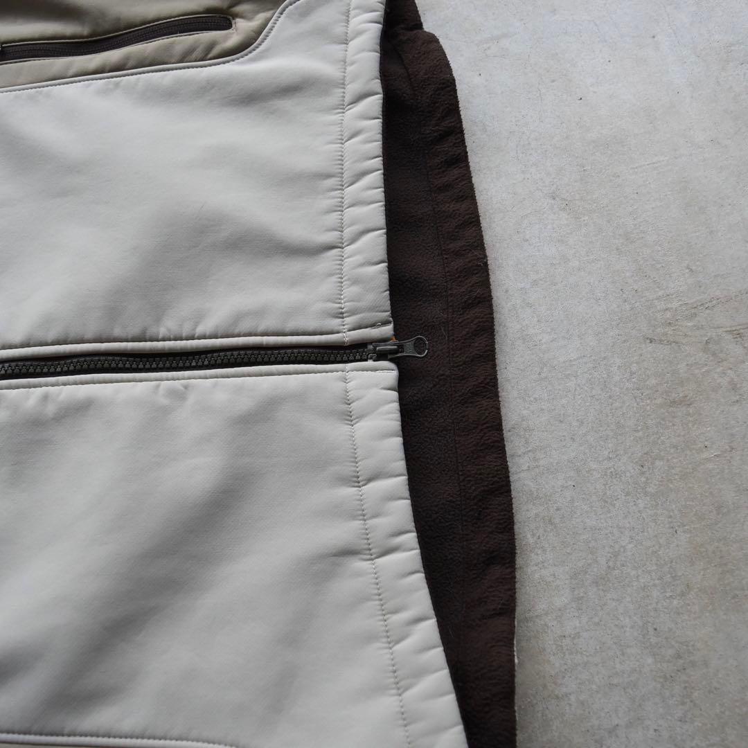 00s ナイキ NIKE ソフトシェルジャケット テック ベージュ白 S