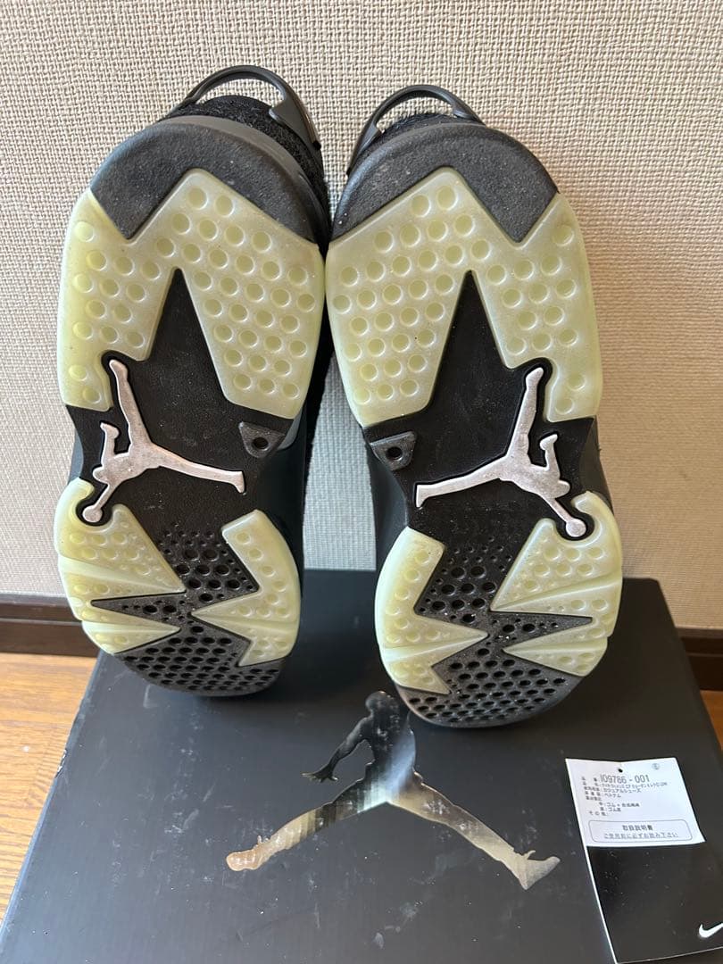 靴 Nike W Air Jordan 6 Low Blackout 27.5