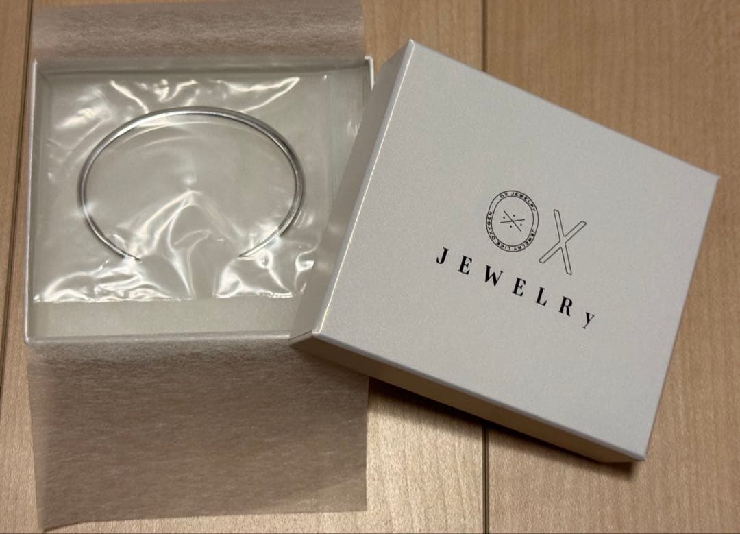 【完売品】OX JEWELRy Silver Curve Bangle MB