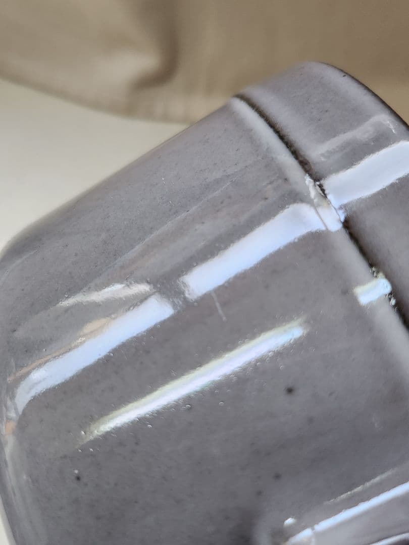 ■稀少■ ストウブ(Staub)ラウンドココット16cm[旧旧型] グレー