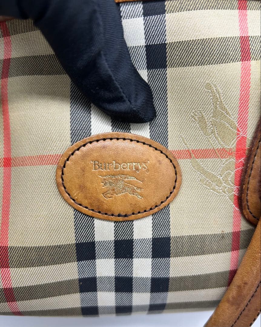 【希少】Burberry’s ノバチェック ボストンバッグ 英国製 ビンテージ