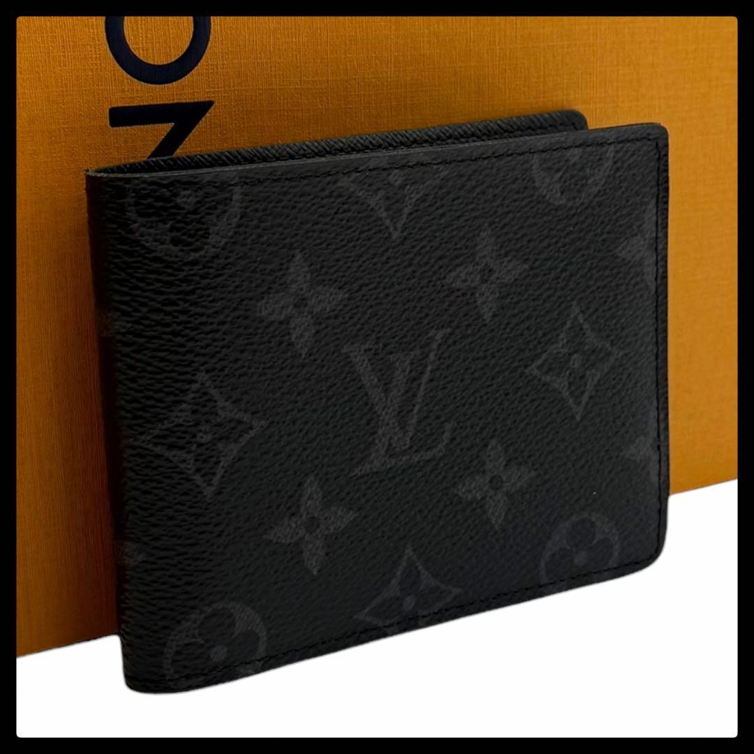 【美品】ルイヴィトン ポルトフォイユ ミュルティプル エクリプス 折り財布