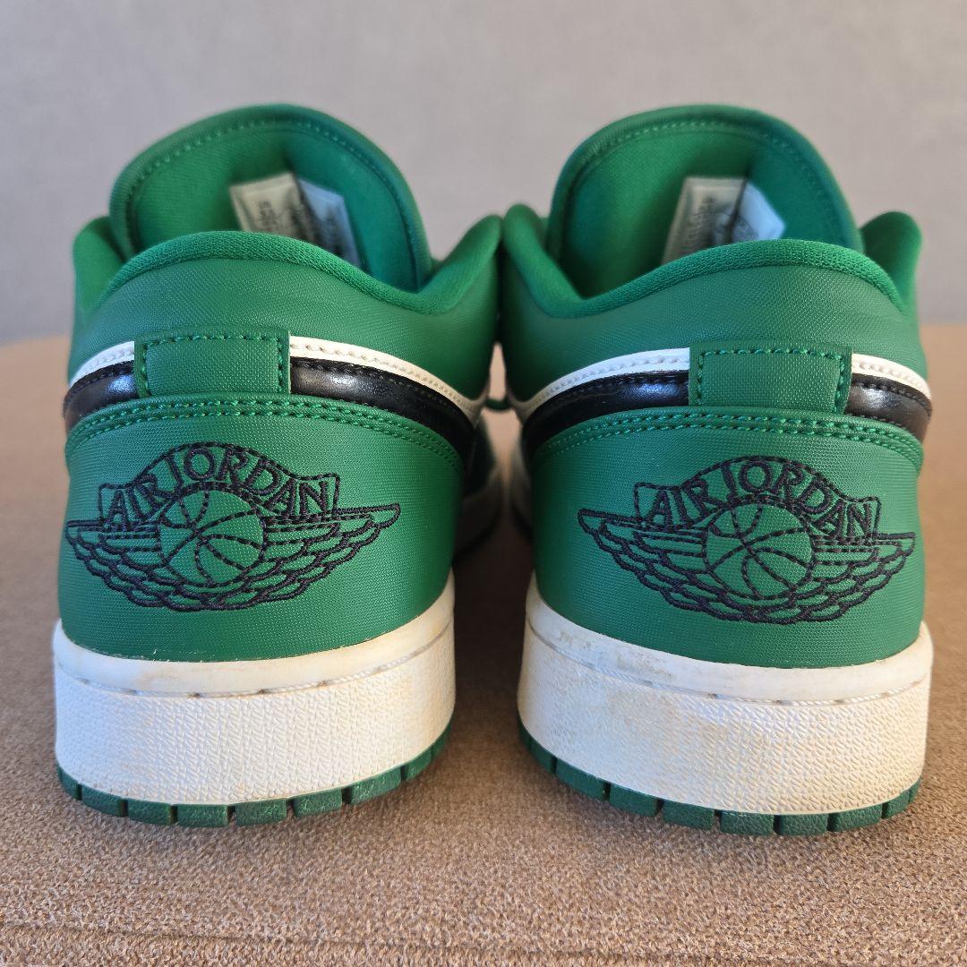 靴 NIKE AIR JORDAN 1 LOW PINE GREEN WHITE