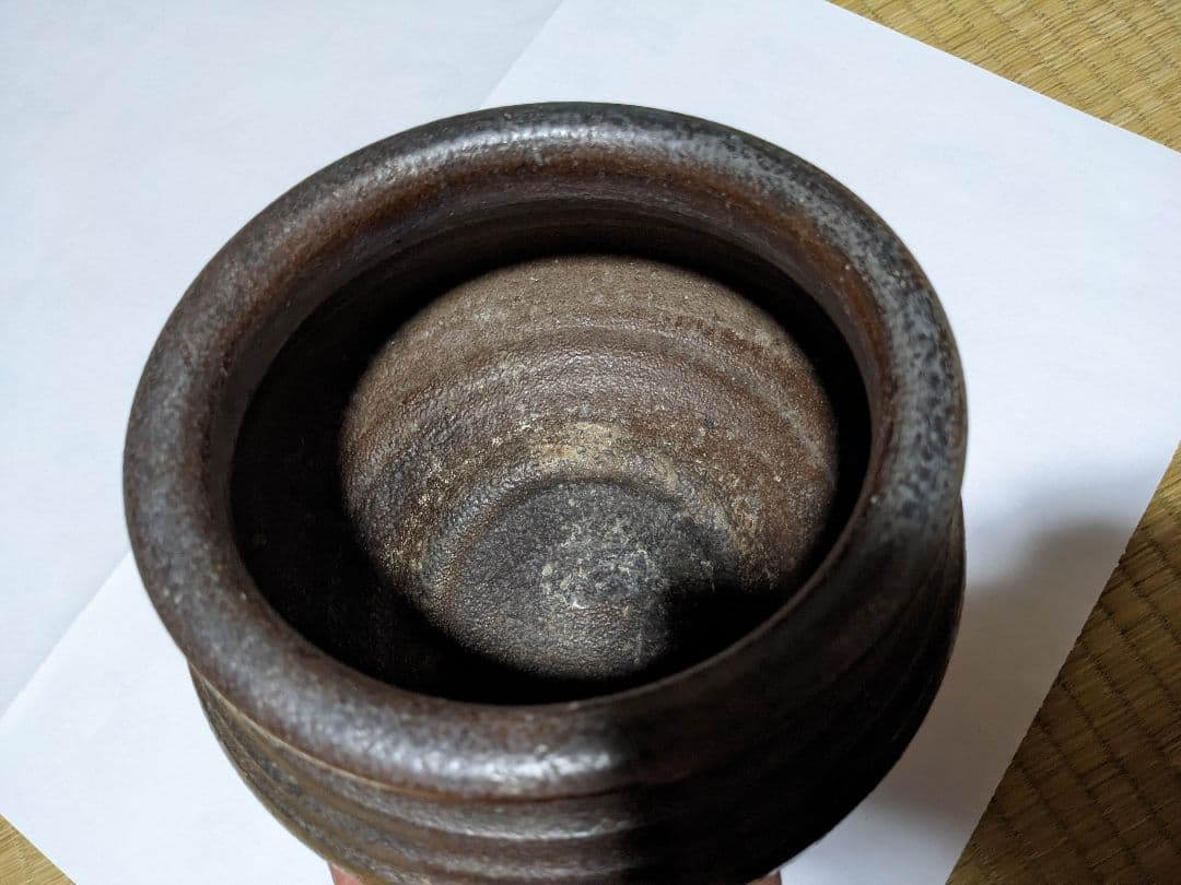 ♦江戸時代 香炉 建水 梅花皮 茶道具 アンティーク骨董品 コレクション