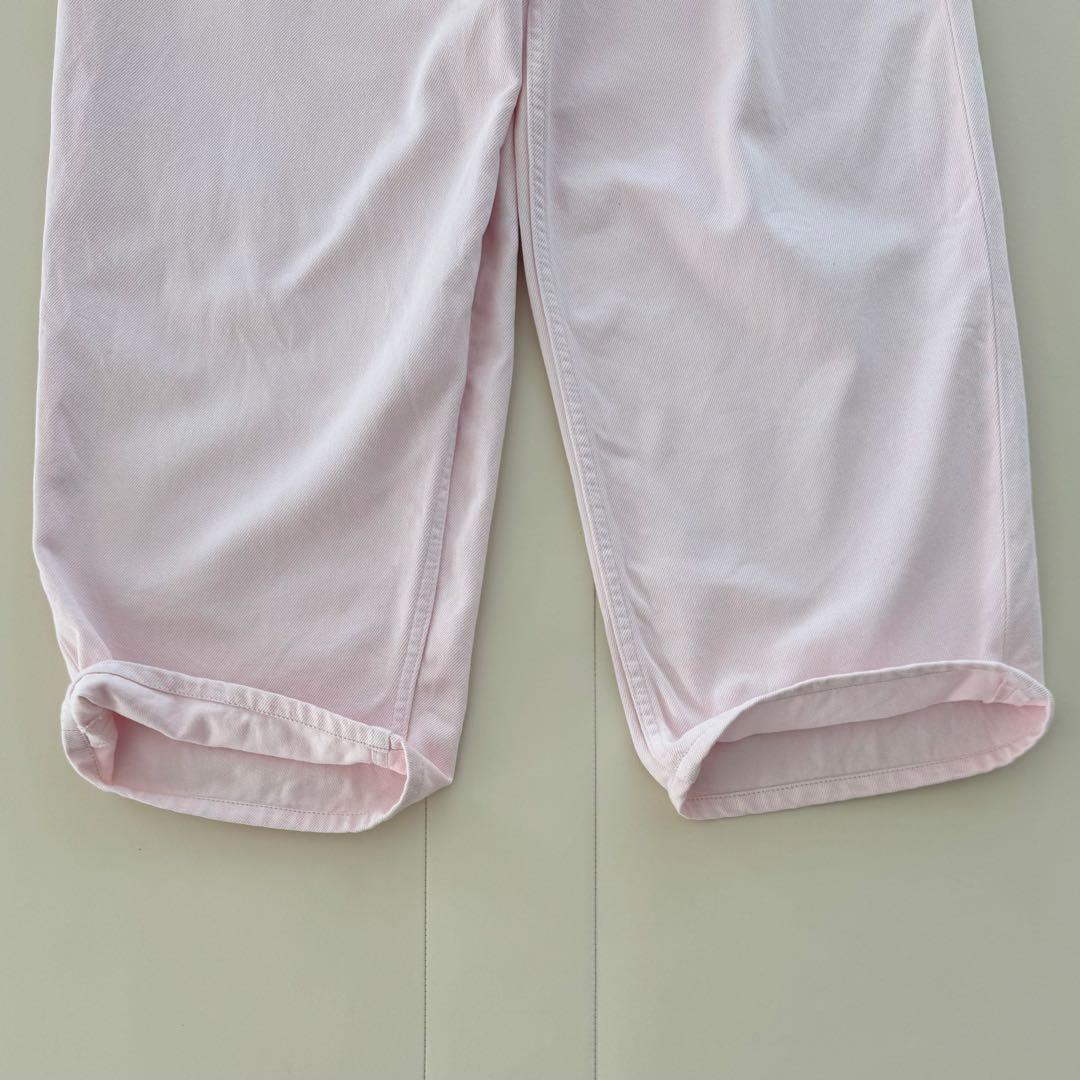 Whim Gazette ウィムガゼット ピンク ラップデニムパンツ 36