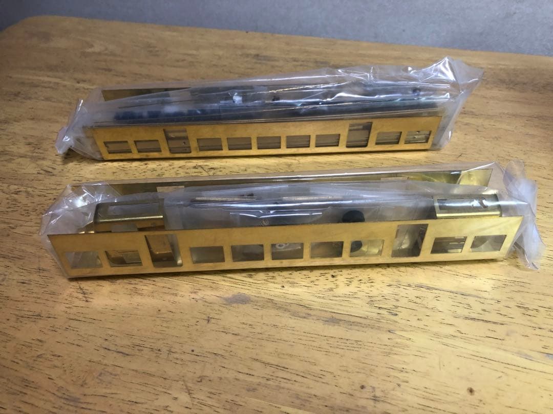 谷川製作所　名鉄3850旧形車体バラキット2両セット、台車、床下器具付き