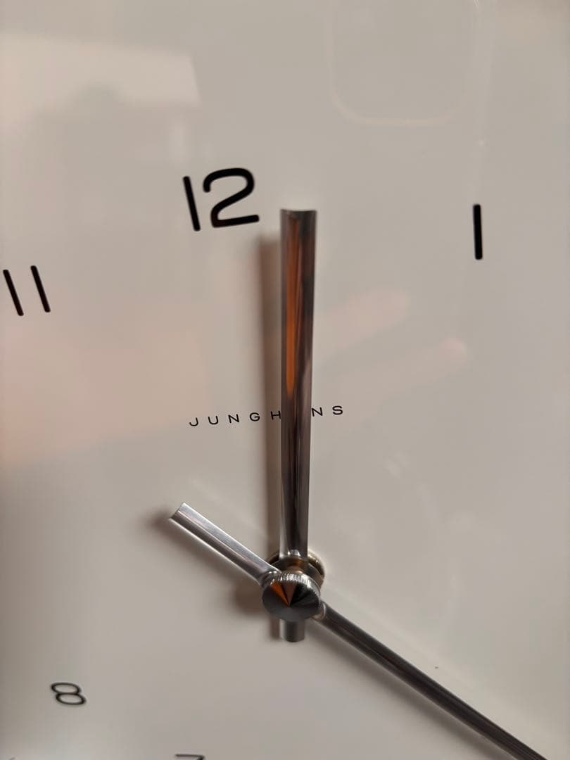 ユンハンス　JUNGHANS　掛け時計 　マックスビル　30cm　アラビア数字