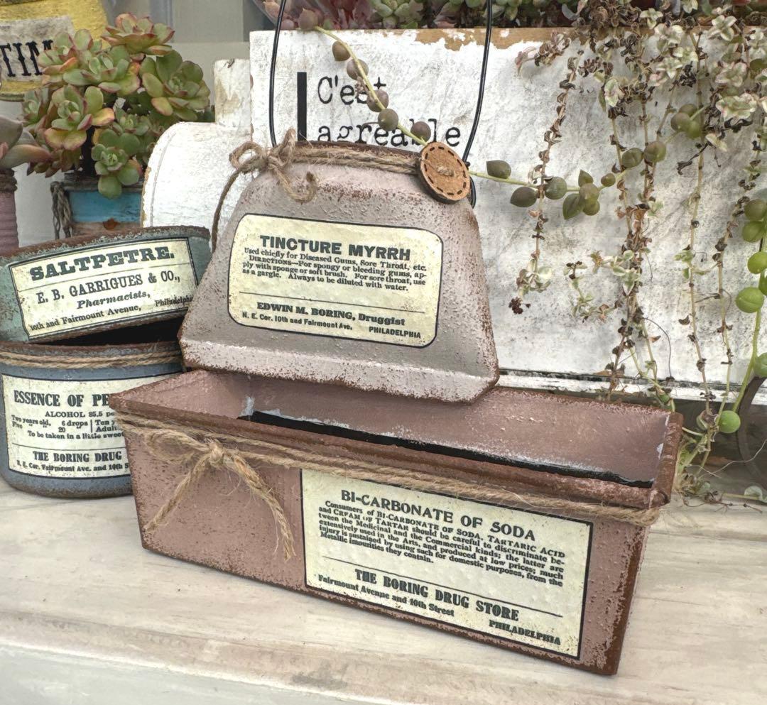 リメイク缶a-47☆多肉植物☆寄せ植え☆インテリア