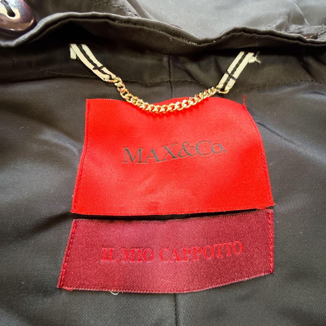 極美品 現行モデル MAX&Co. オーバーサイズ ナイロンコート フード L