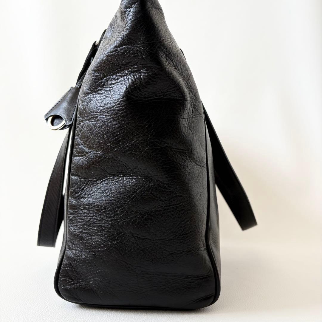 aniary アニアリ アンティークレザー トートバッグ 01-02017 黒