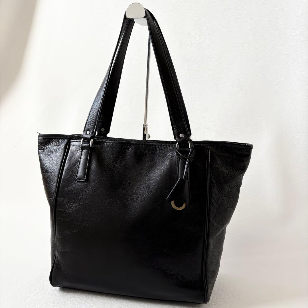 aniary アニアリ アンティークレザー トートバッグ 01-02017 黒