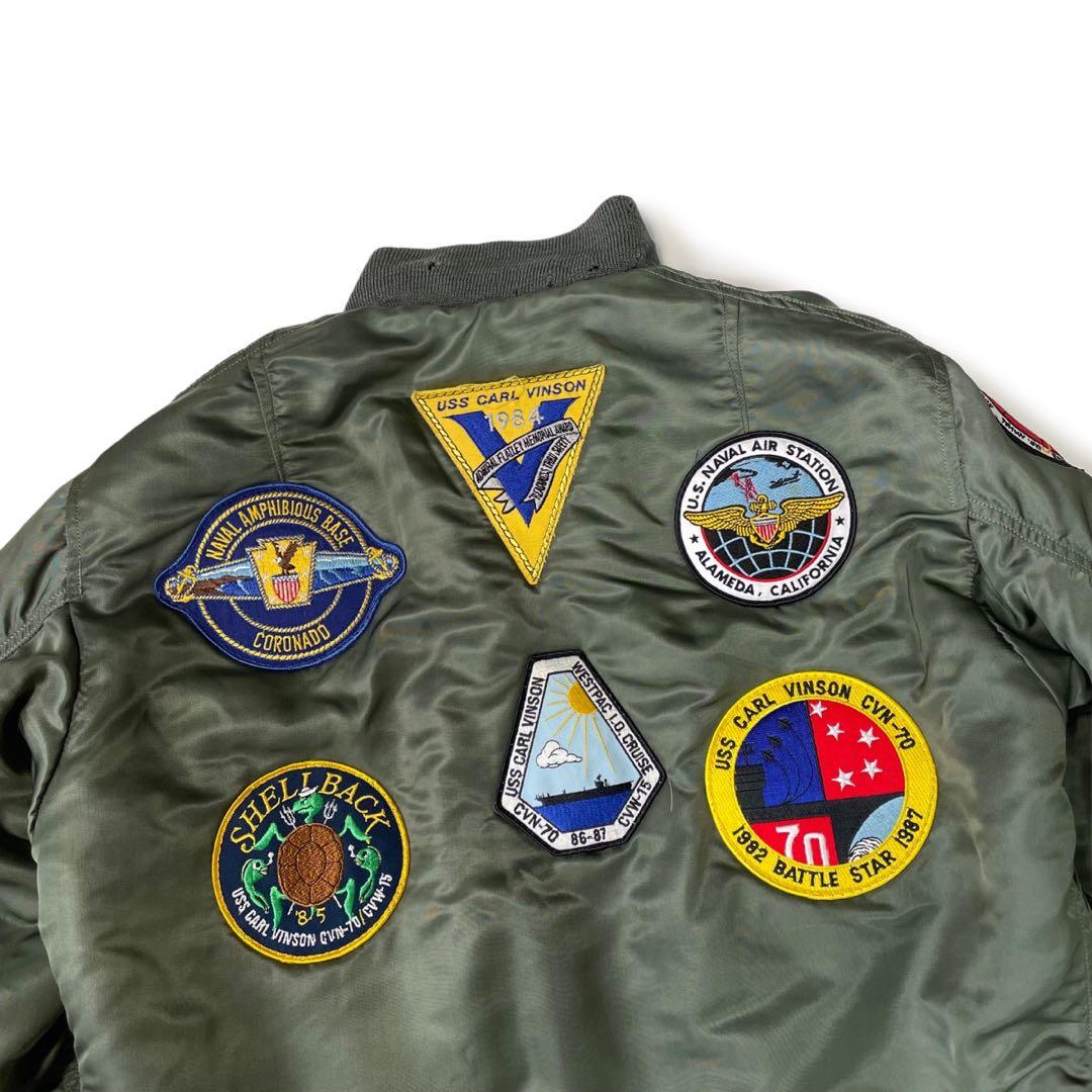 70’s USAF 米軍実物 MA-1 フライトジャケット ワッペン M