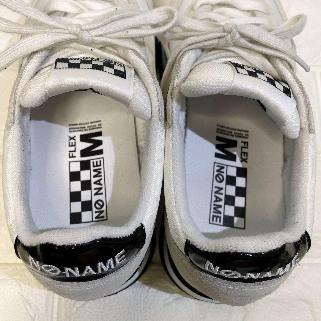 NO NAME ノーネーム 厚底スニーカー ホワイト 36