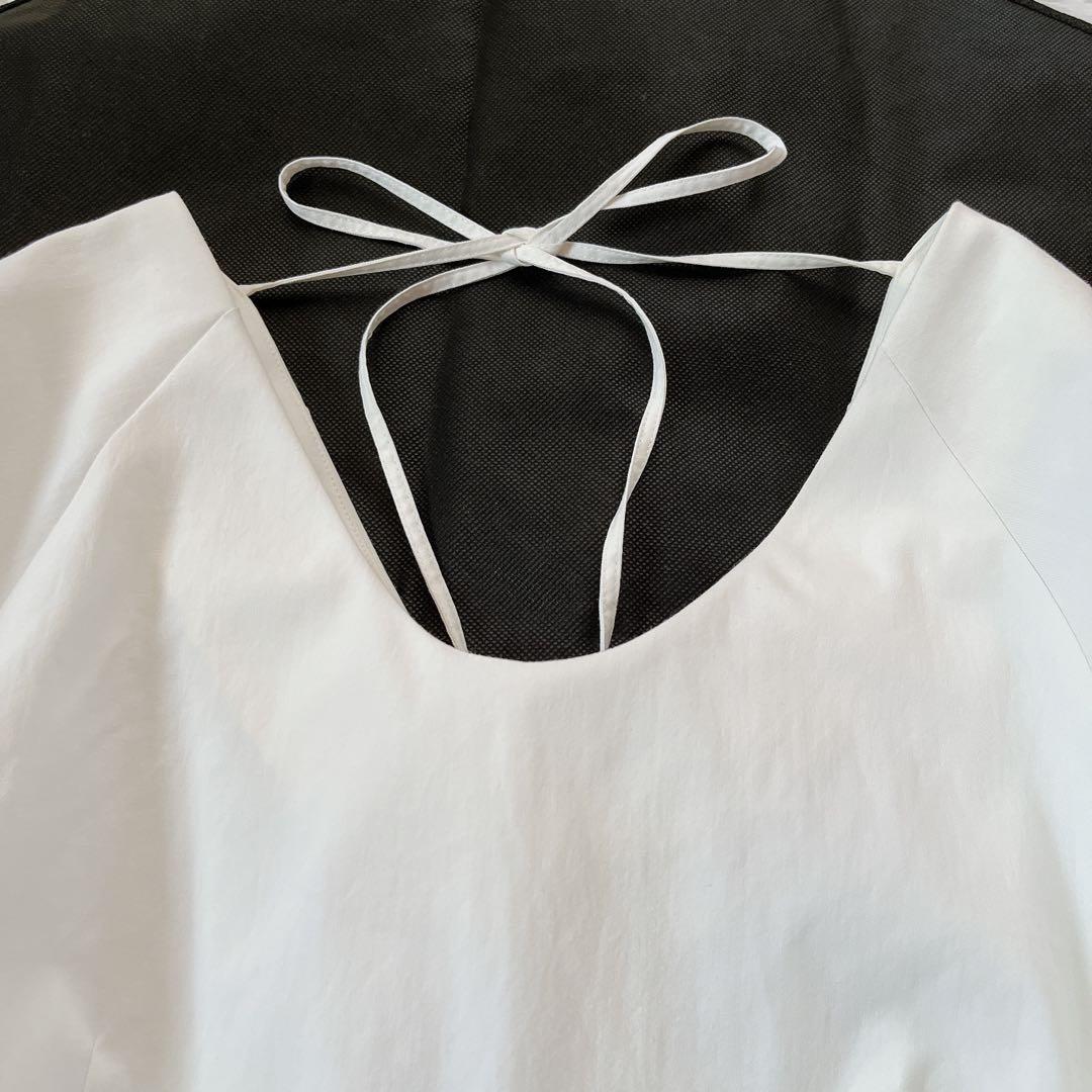 ルフィル✨️2023年 ストレッチタスランオックスブラウス ペプラム ホワイト