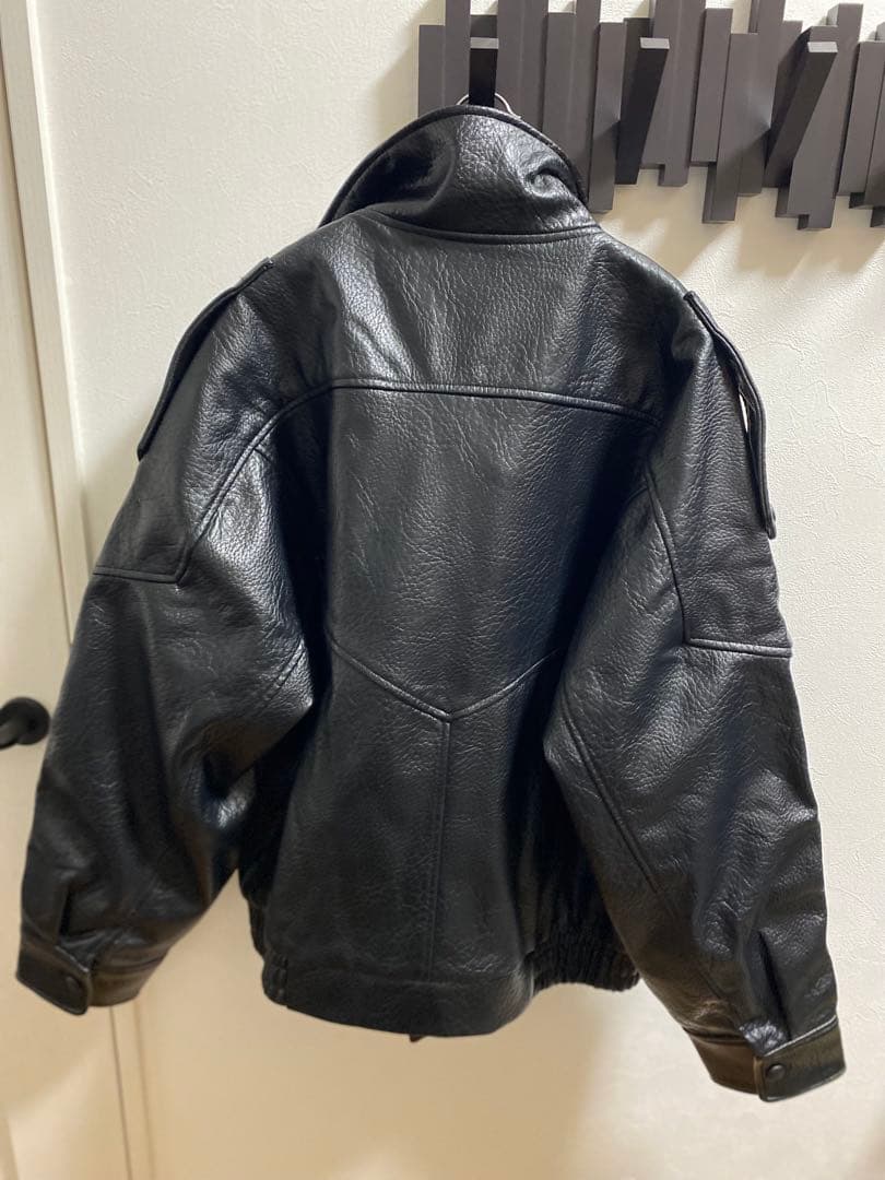 ZARA 完売品　フェイクレザージャケット　Mサイズ