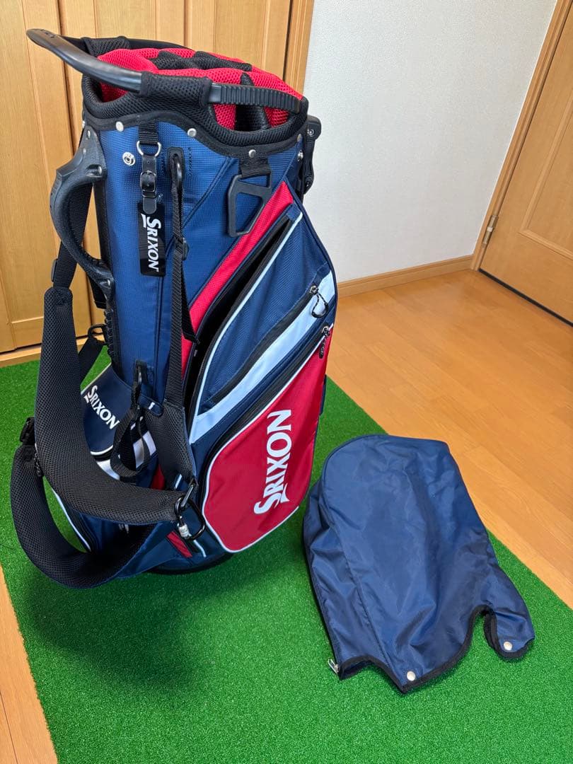 SRIXON キャディバッグ ネイビー/レッド