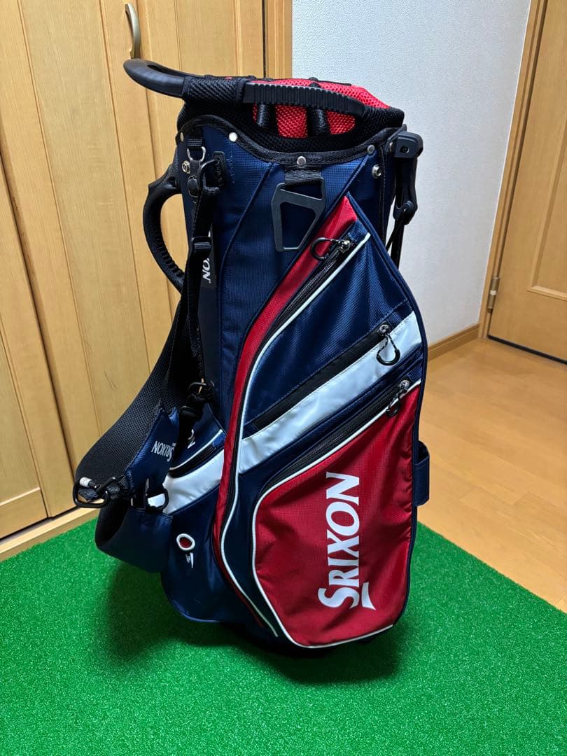SRIXON キャディバッグ ネイビー/レッド