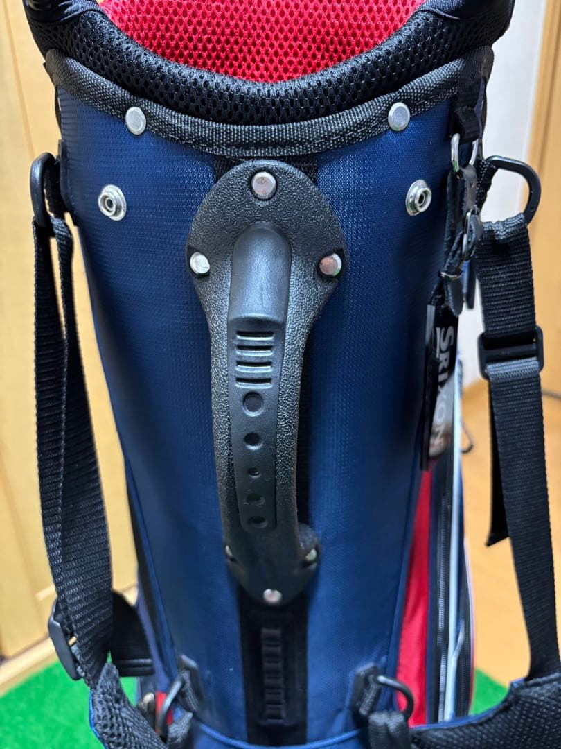 SRIXON キャディバッグ ネイビー/レッド