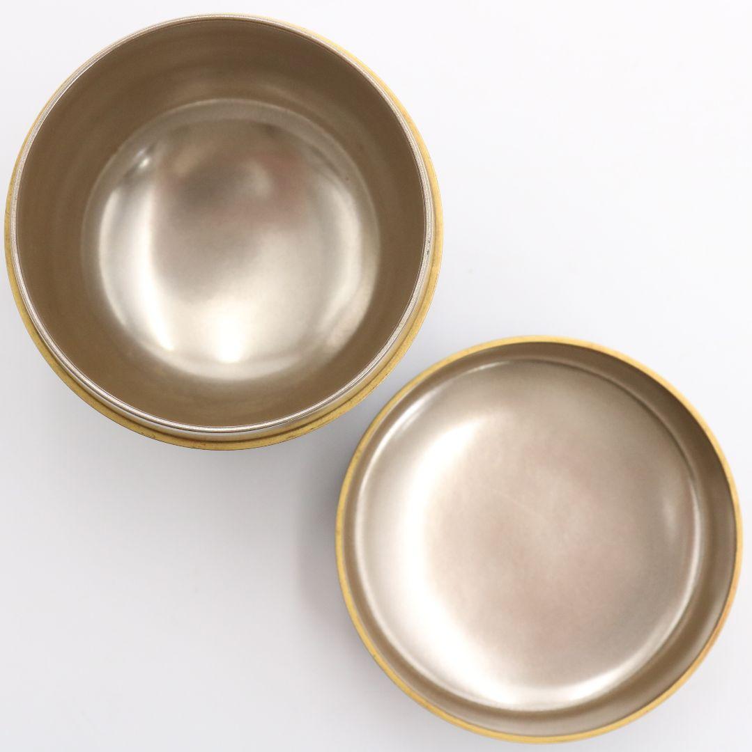 村田宗覚作 誰袖蒔絵 大棗 内銀溜 茶道具 共箱共布　AZ603　NT7