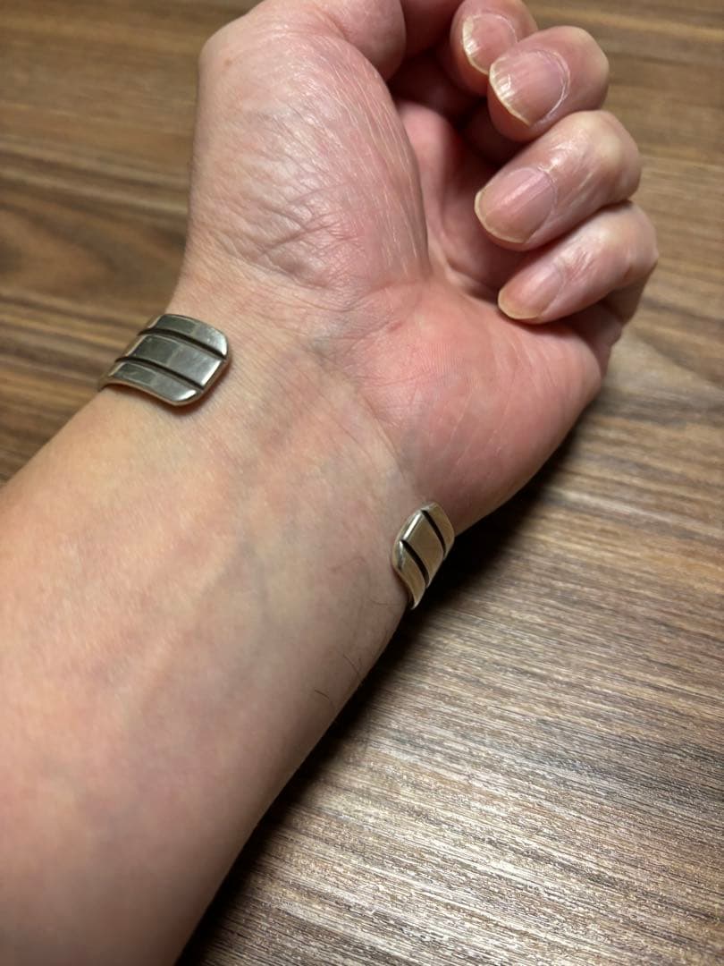 g*d様 Bruce Morgan シルバー &14K コンビバングル　ケース無