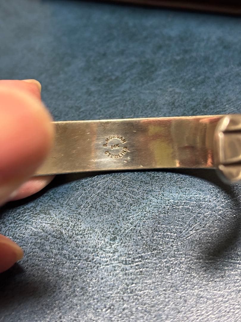 g*d様 Bruce Morgan シルバー &14K コンビバングル　ケース無