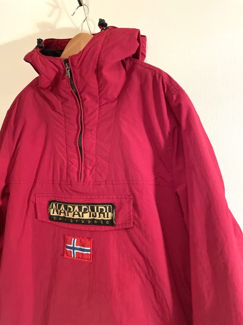 NAPAPIJRI アノラックジャケット プルオーバー ハーフジップ フリースL