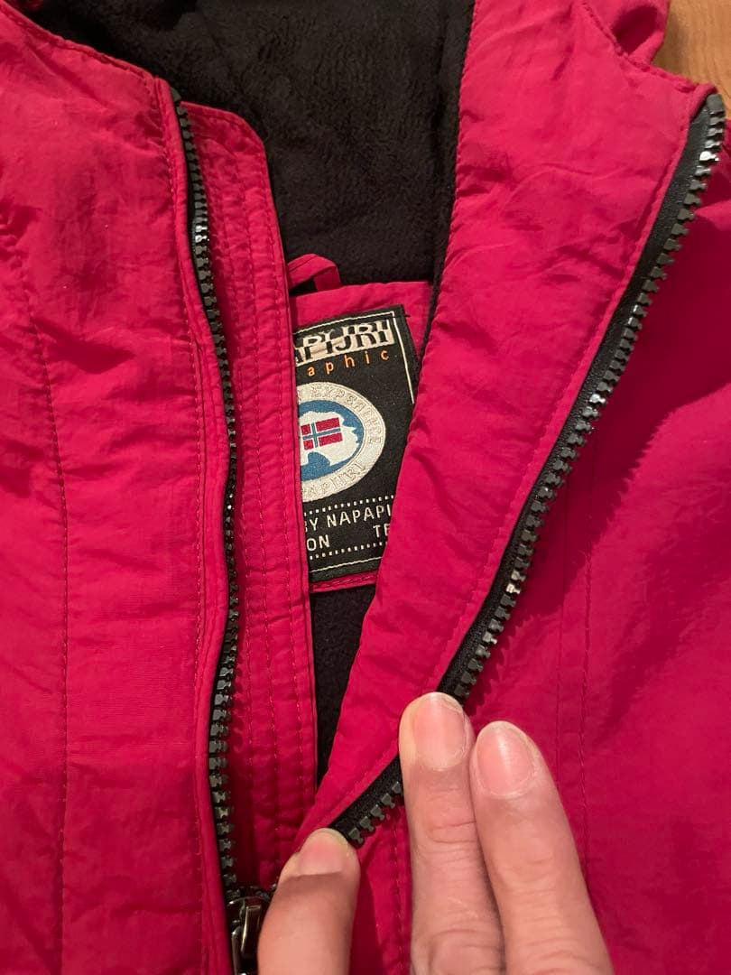 NAPAPIJRI アノラックジャケット プルオーバー ハーフジップ フリースL