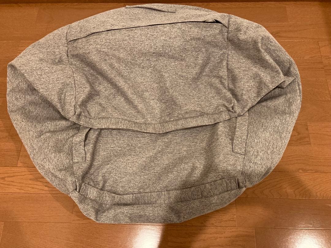 【★美品★】MUJI 無印良品 エアソファ グレー ポンプ付き 取扱説明書あり