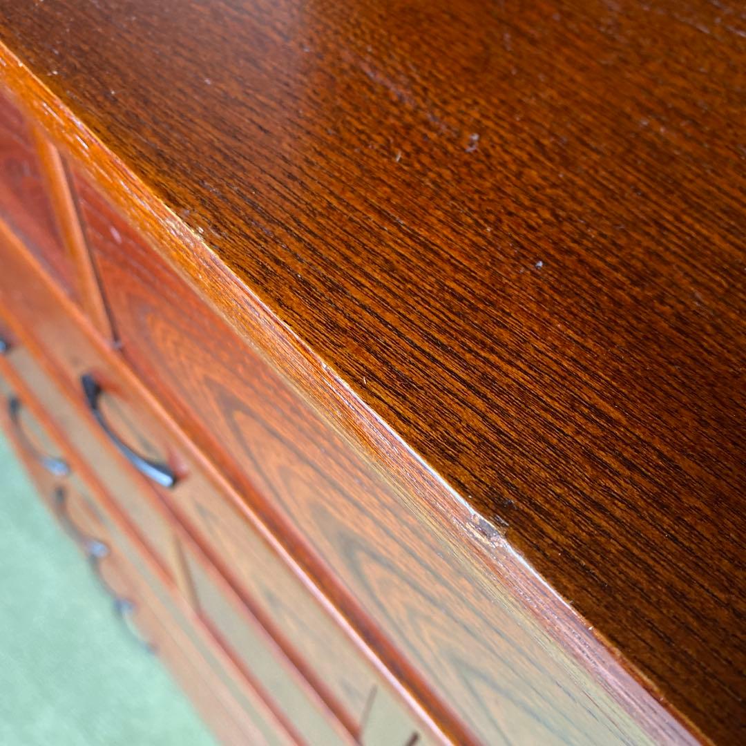 前欅　桐箪笥　7段11杯　 精密作り