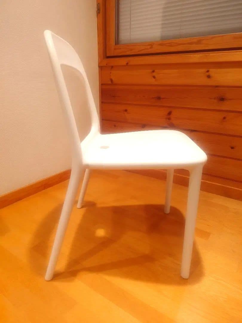 【IKEA】 URBAN ウルバン スタッキングチェア 白 イタリア 廃盤 希少