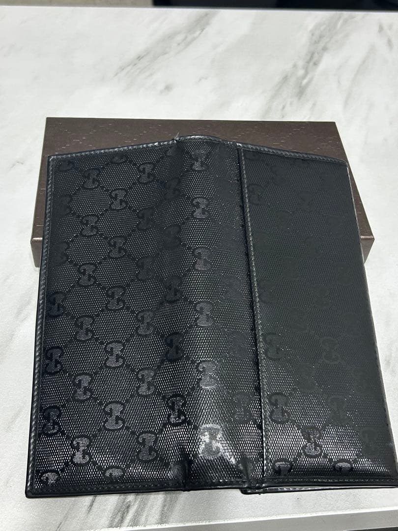 GUCCI インプリメ　長財布ブラックレザー