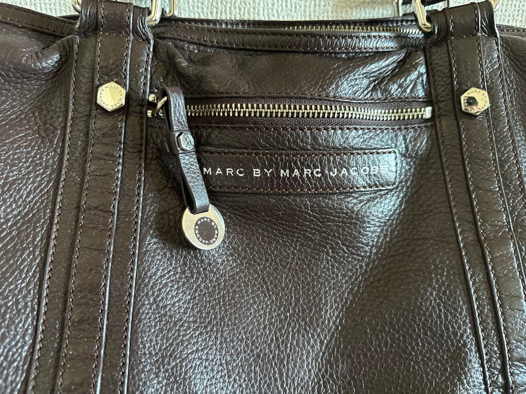 MARC BY MARC JACOBS ボストンバッグ ダークブラウン