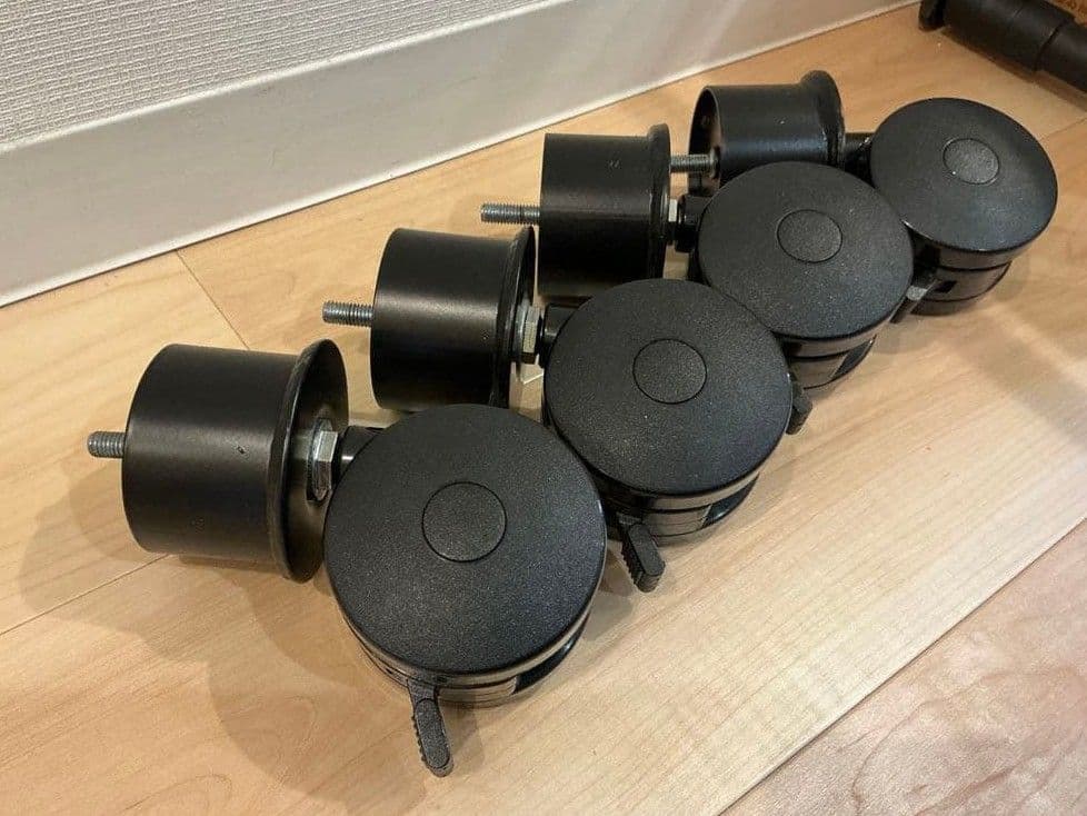 美品　テンピュール ZERO G 電動ベッド　キャスター ４個　黒　TEMPUR