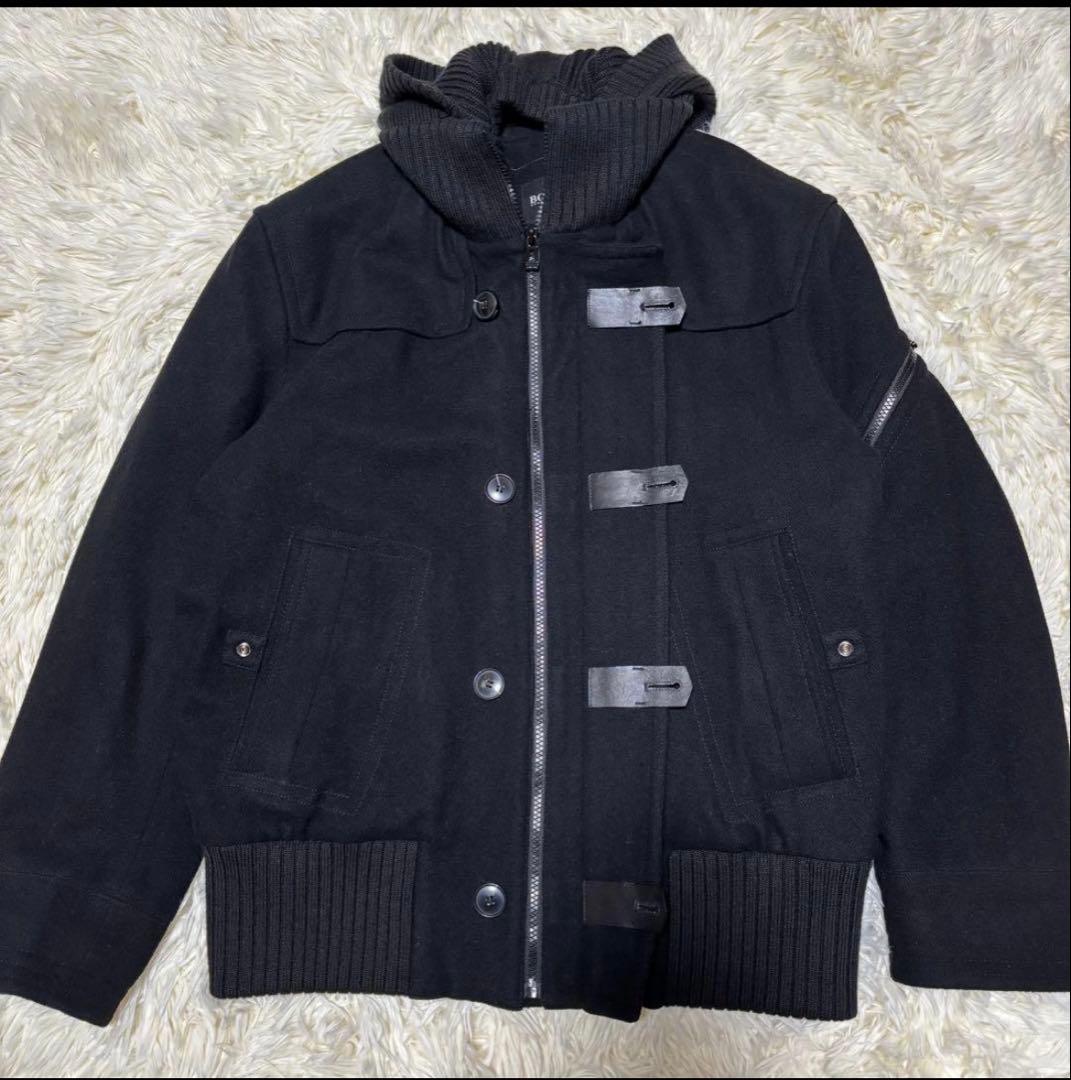 HUGOBOSS ウールフーデットジャケット 手袋付