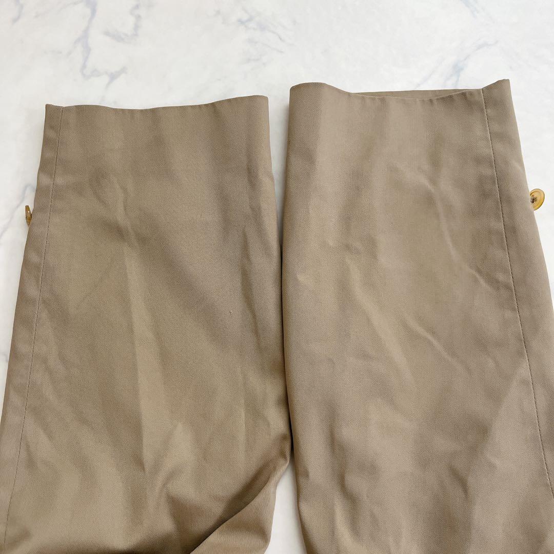 英国製 バーバリーズ メンズ ステンカラーコート ノバチェック ロング ベージュ