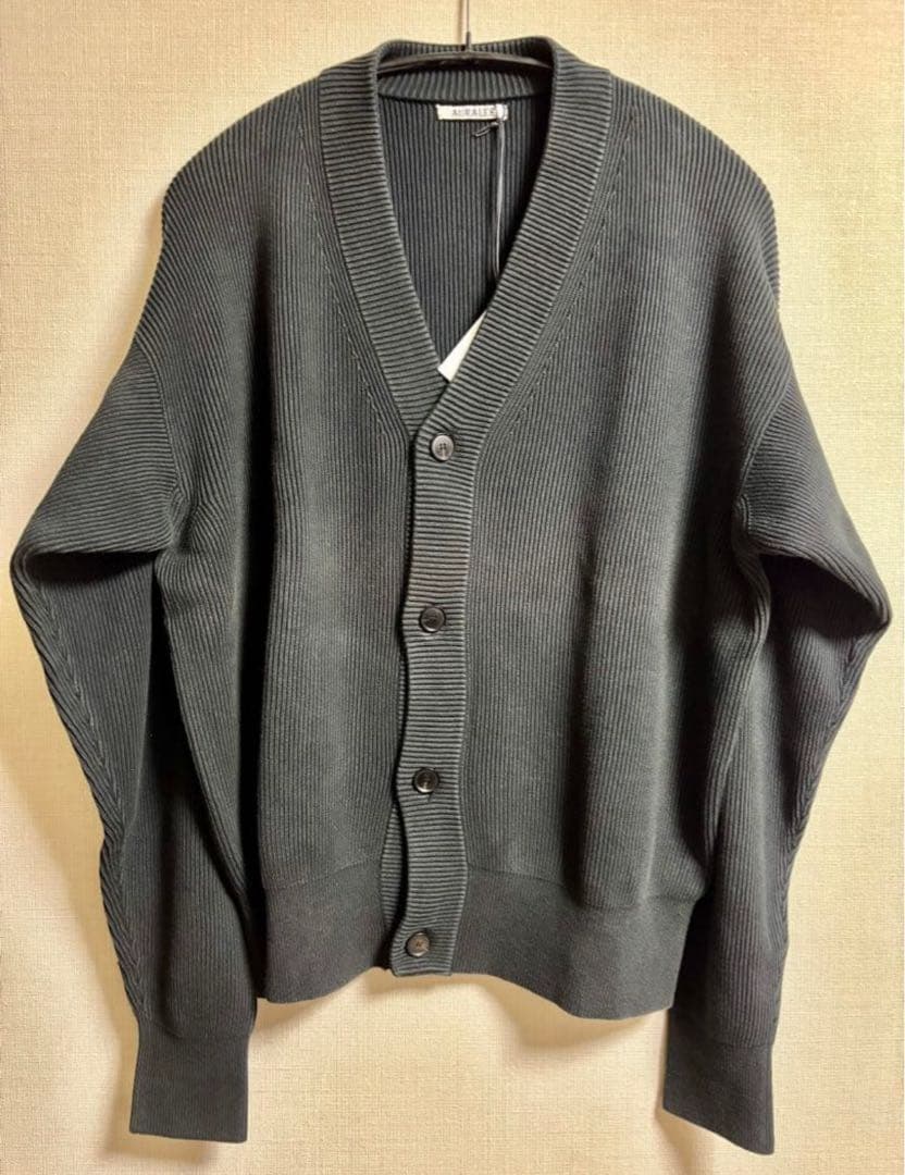 トップス SUPER HARD TWIST RIB KNIT CARDIGAN