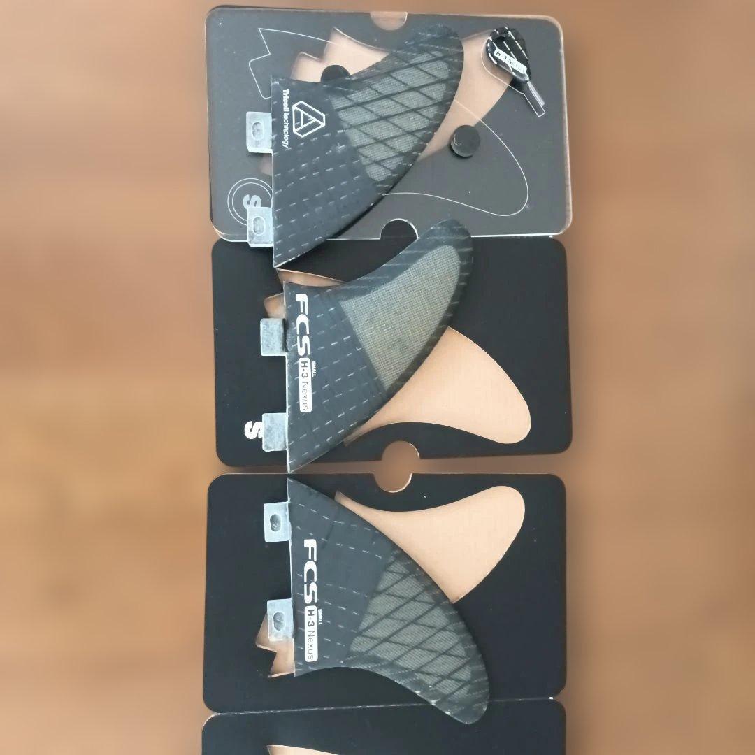 H-3Nexus FCS II サーフボードフィン Sサイズ 3枚セット