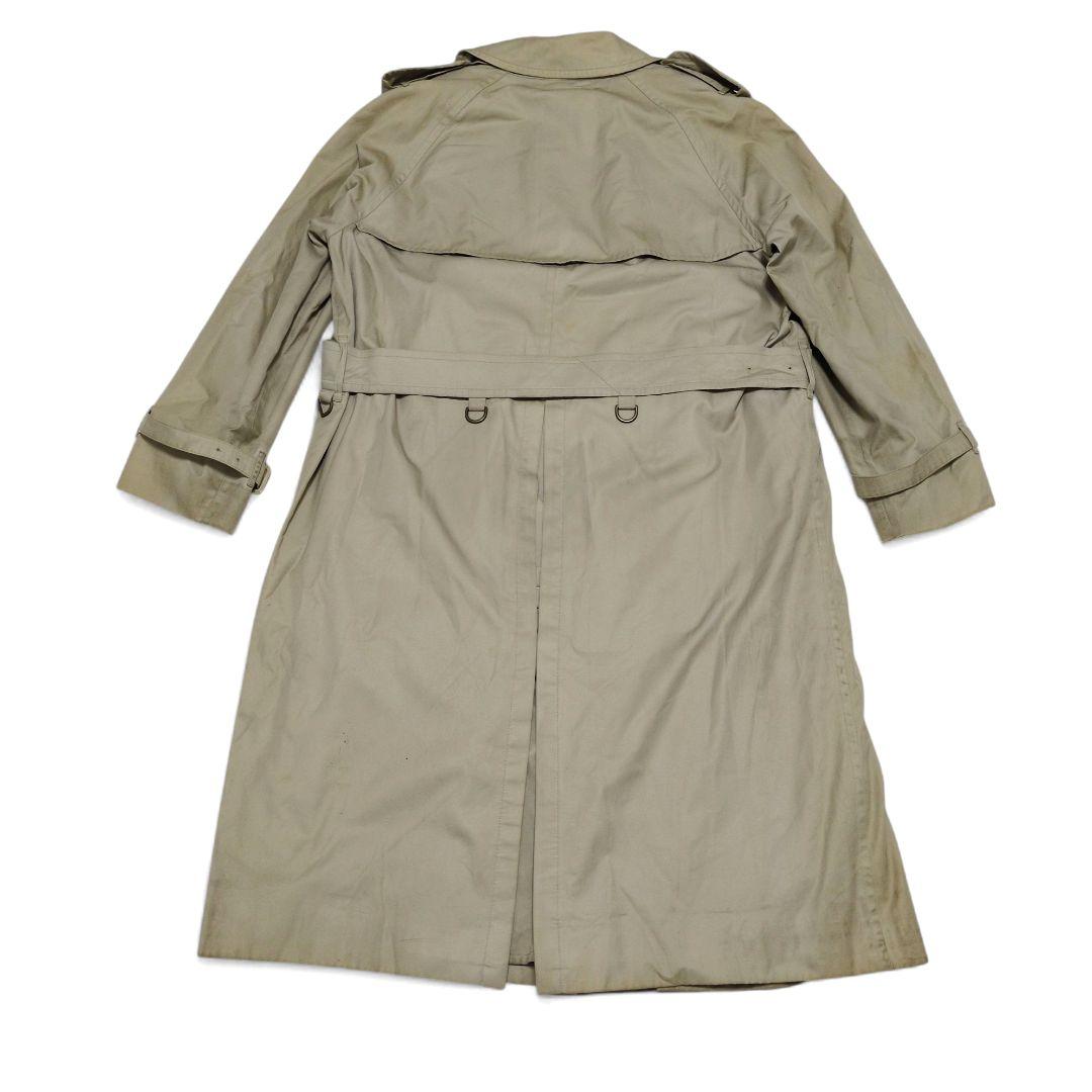 バーバリー　トレンチコート　ライナー付き　ベルト　ノバチェック　90s　XL