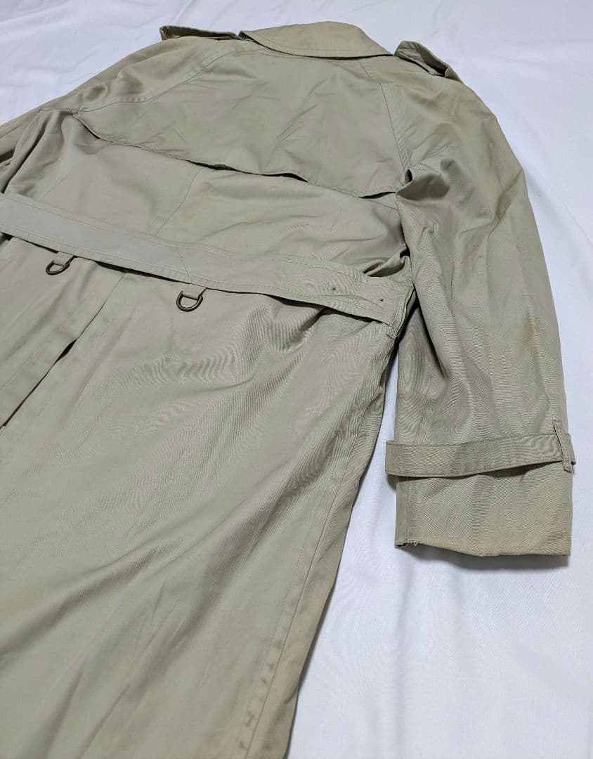 バーバリー　トレンチコート　ライナー付き　ベルト　ノバチェック　90s　XL