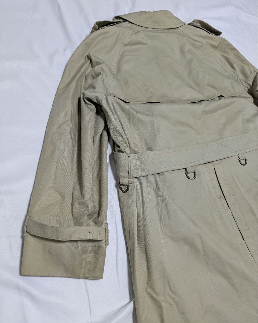 バーバリー　トレンチコート　ライナー付き　ベルト　ノバチェック　90s　XL