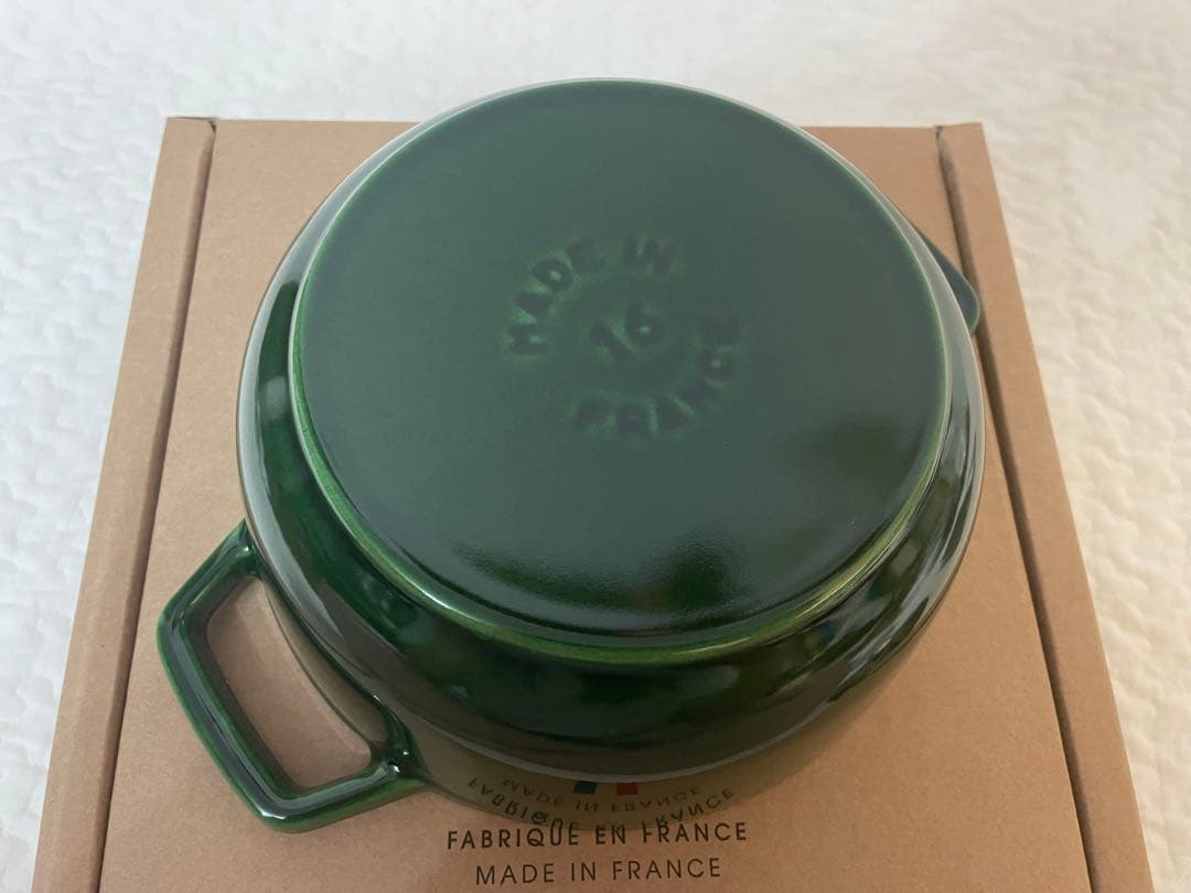 〈新品〉ストウブ　ワナベS オリーブ　バジルグリーン