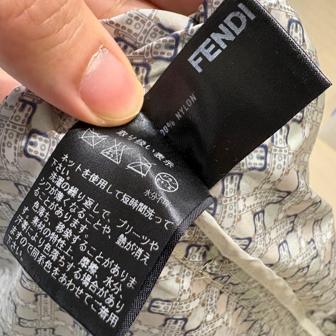FENDI フェンディ　トレンチコート　ロゴ　Mサイズ相当　38