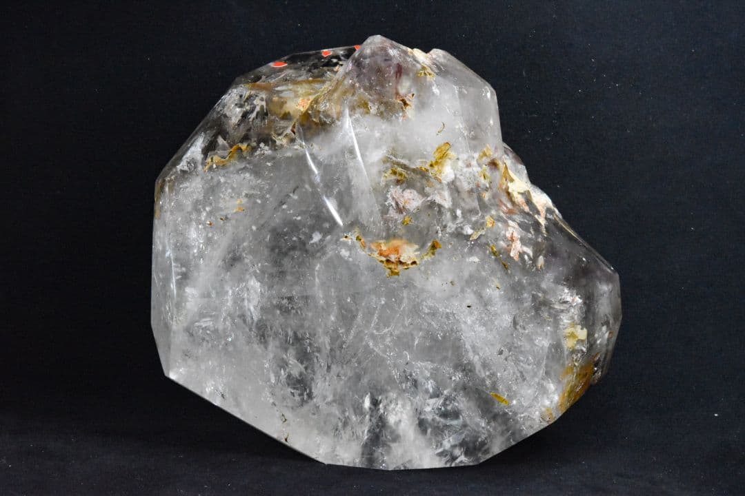 ブラジル産 大型ピンクファイヤー入りエレスチャルポリッシュ