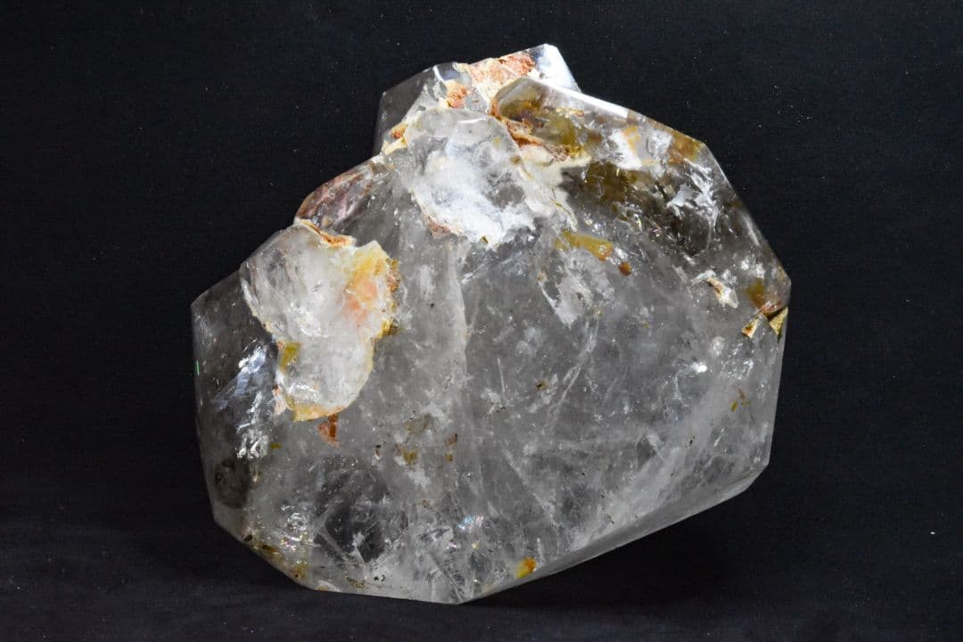 ブラジル産 大型ピンクファイヤー入りエレスチャルポリッシュ