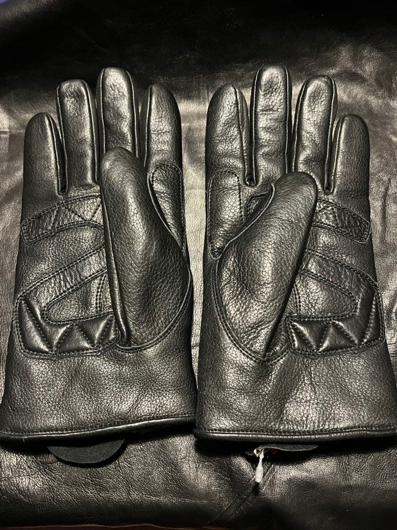 未使用Schott NYC WINTER LEATHER GLOVE BLACK