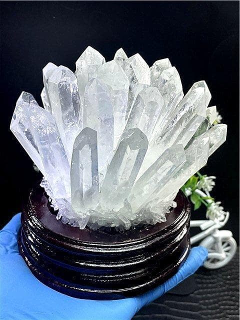 1400g超綺麗高透明度水晶クラスターB89B6/234B12B