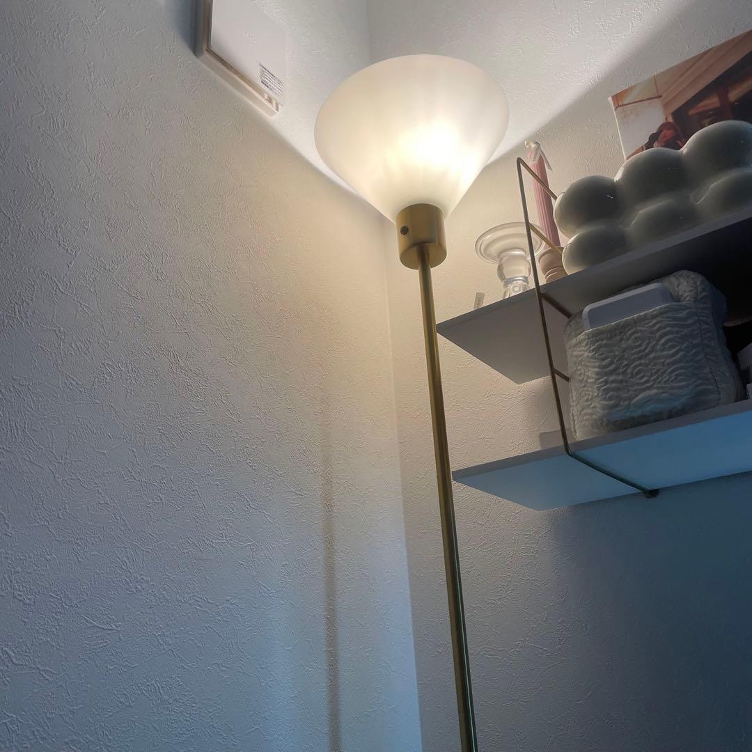 IKEA フルーグボー スタンドライト ゴールド 黄銅色 廃盤